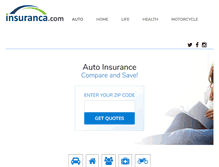 Tablet Screenshot of insuranca.com